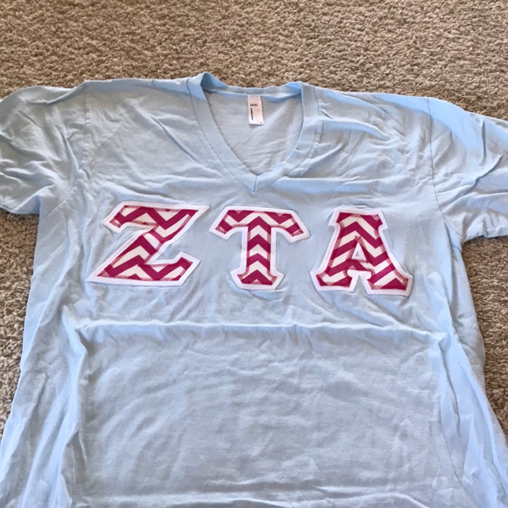 ZTA chevron letters
